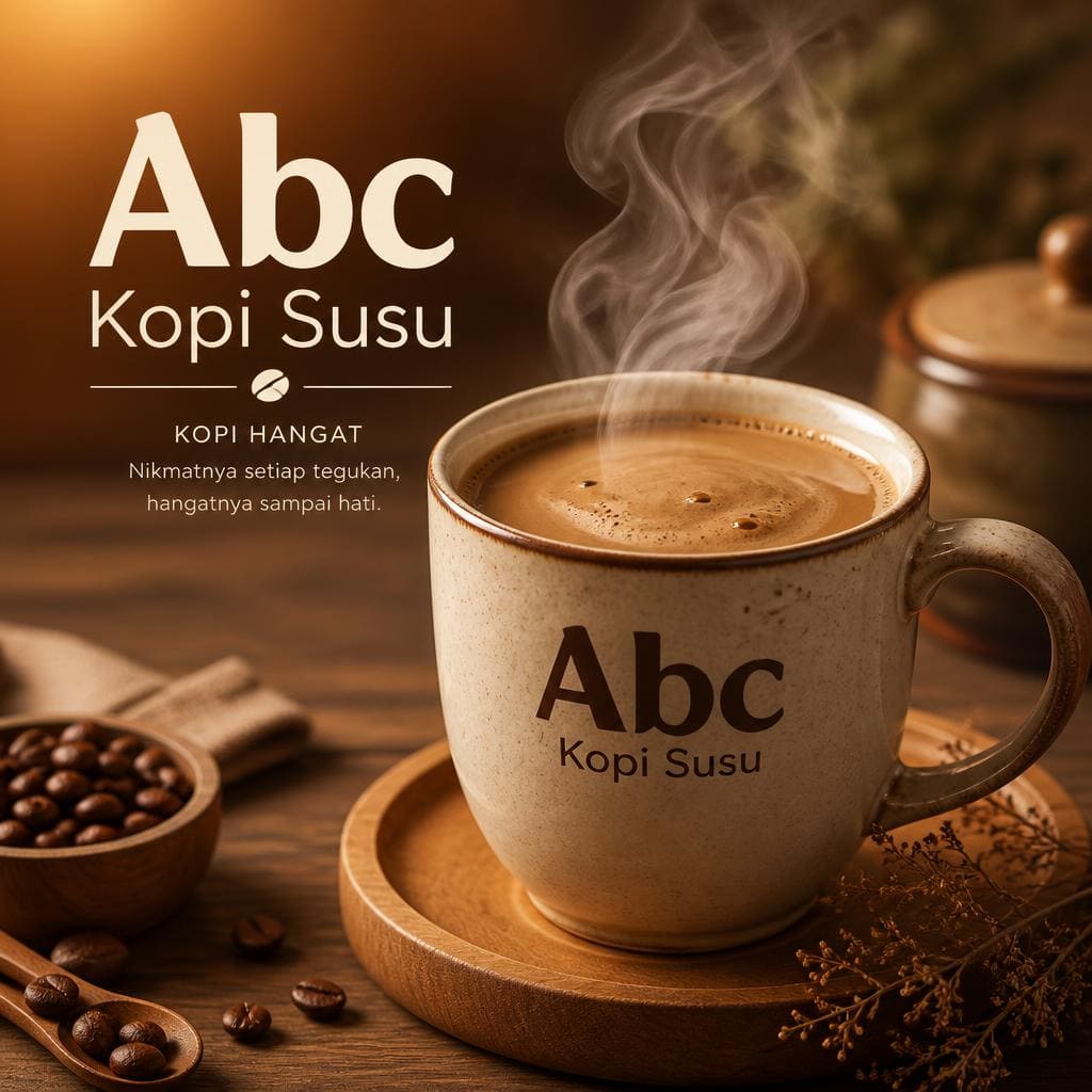 Abc Kopi Susu Warkop Fresh dengan rasa kopi susu instan